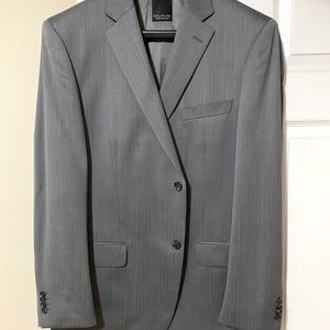 Men suit silver Couture Daniel Mechter 44R